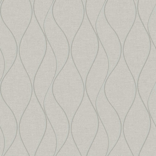 RoomMates Wave Ogee Peel & Stick Wallpaper